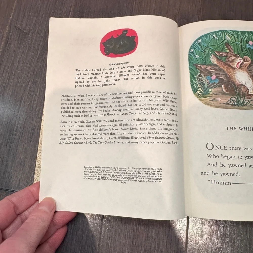 VINTAGE 1975 Little Golden Books The Sleepy Book Hardcover Kids